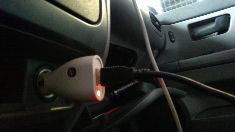 Illustration for article titled My USB charger in my car split open.